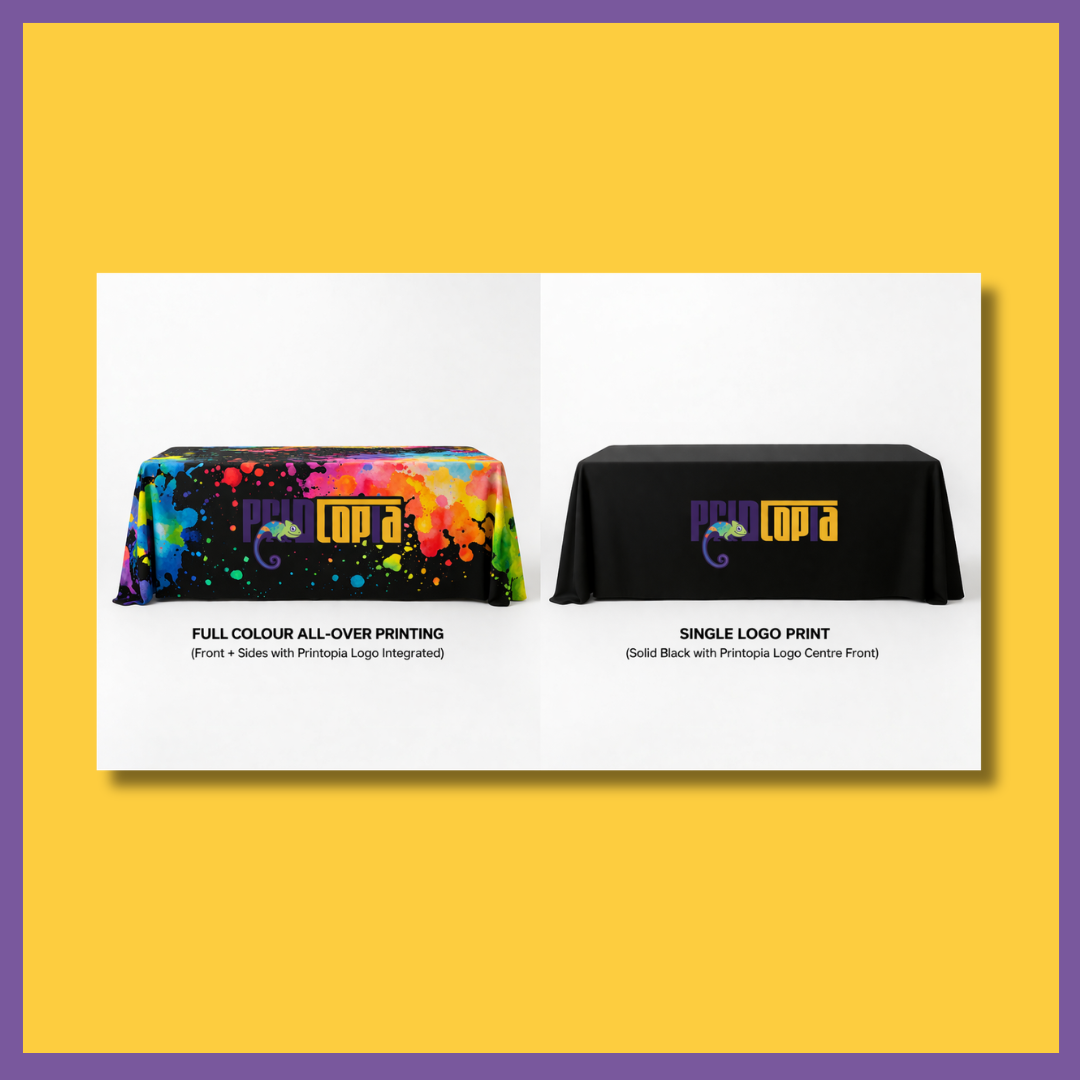 Customised Table Cloth Singapore | Customised Event Setup Singapore