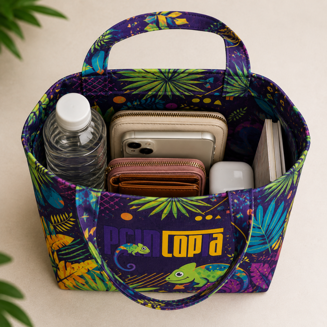 Custom Sublimation Mini Tote Bag Singapore | Full-Colour Print | 23x17x9cm | Bulk Event and Corporate Gift | Printopia