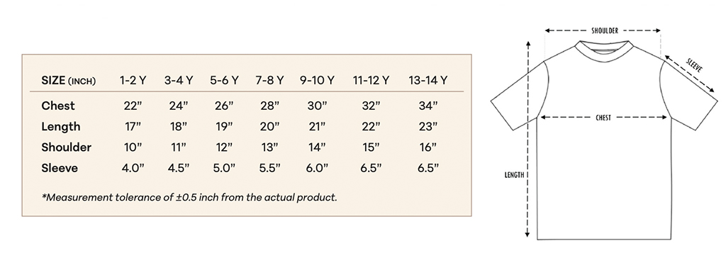 Custom Le Fonse Kids Cotton Round Neck | Custom Printing Singapore