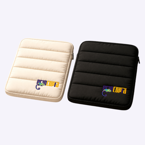 Custom 15” Puffy Padded Laptop Sleeve Singapore | Custom Laptop Sleeve Printing Singapore | Corporate Gifts Singapore