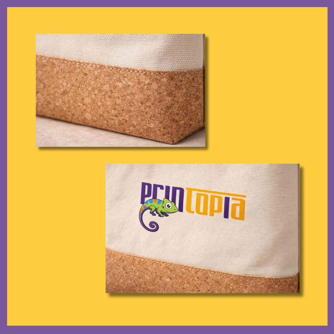 Custom Canvas Tote Bag with Cork Base Singapore | Custom Canvas Tote Bag Printing Singapore | Corporate Gifts Singapore