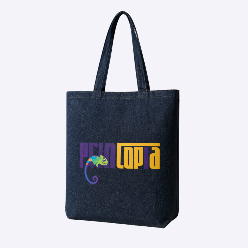 Custom A3 Denim Tote Bag | Large 42x38x8cm | Custom Tote Bag Printing Supplier Singapore