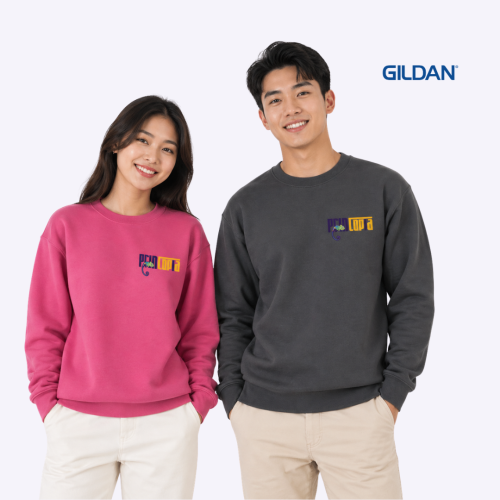 Custom Gildan Heavy Blend Crew Neck Sweatshirt 18000 | Custom Pullover Printing Singapore | Printopia.sg