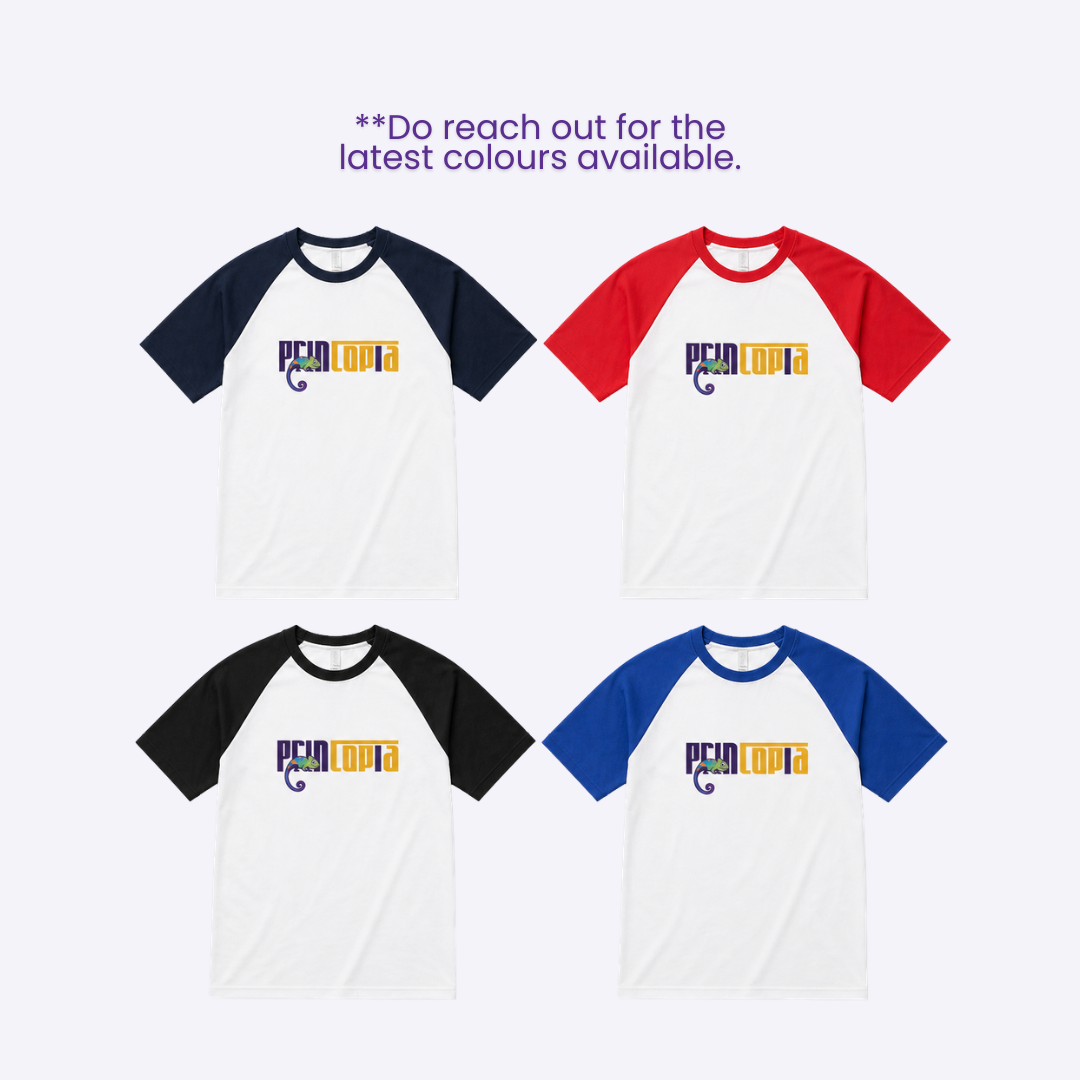 Custom Gildan Premium Cotton Raglan Tee | Custom Shirt Printing Singapore | Printopia.sg