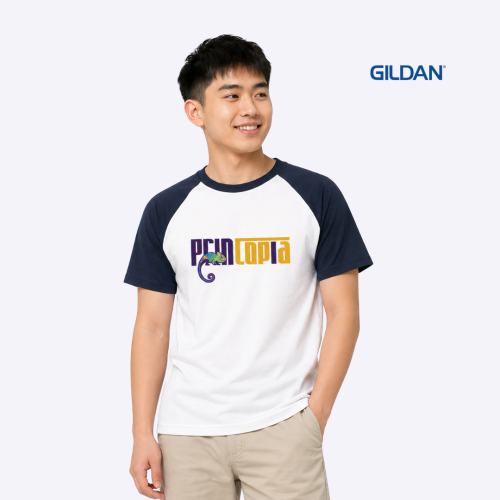 Custom Gildan Premium Cotton Raglan Tee | Custom Shirt Printing Singapore | Printopia.sg