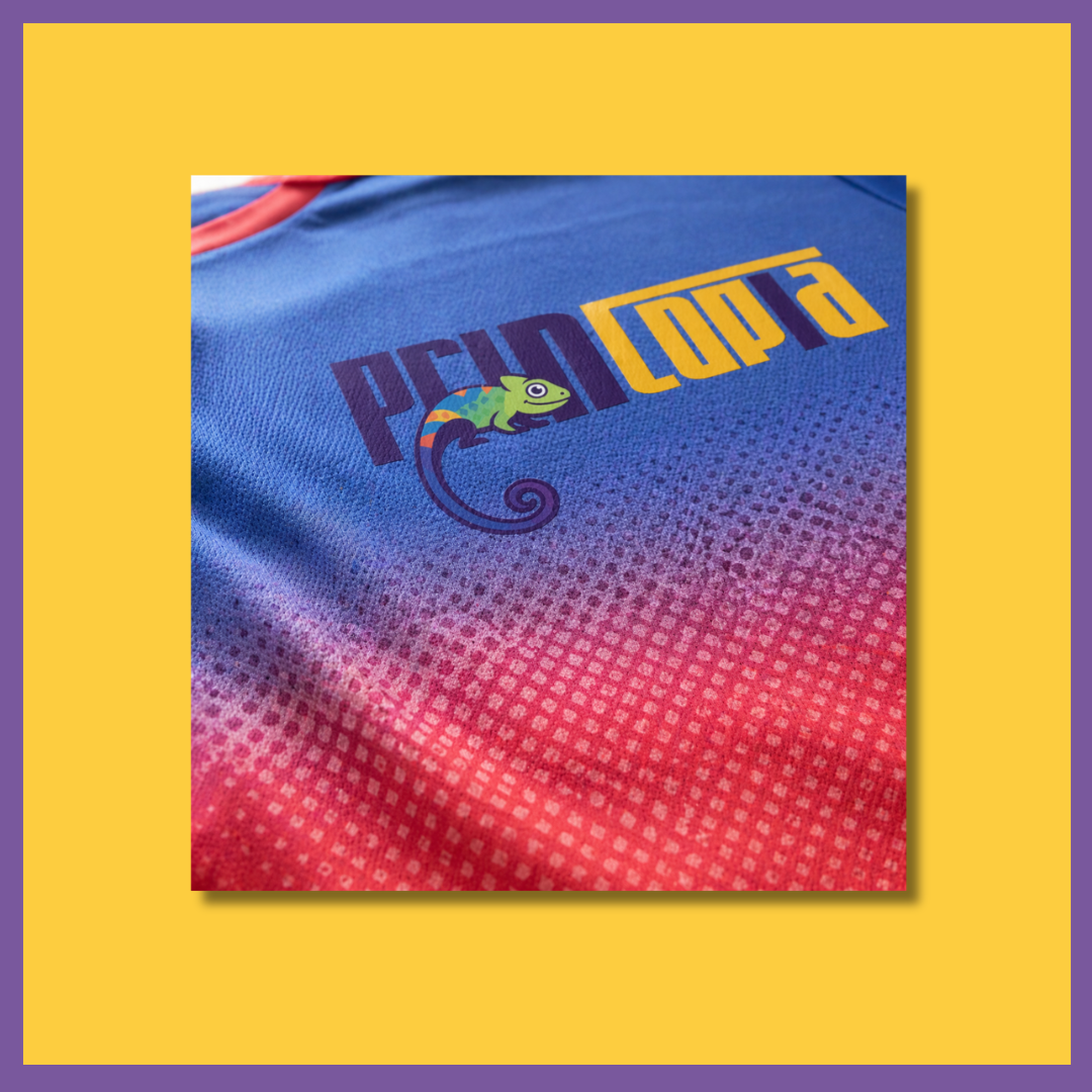 Custom Ombre Gradient Dri-Fit Round Neck Tee | Custom Corporate Sports Tee Supplier Singapore | Printopia.sg