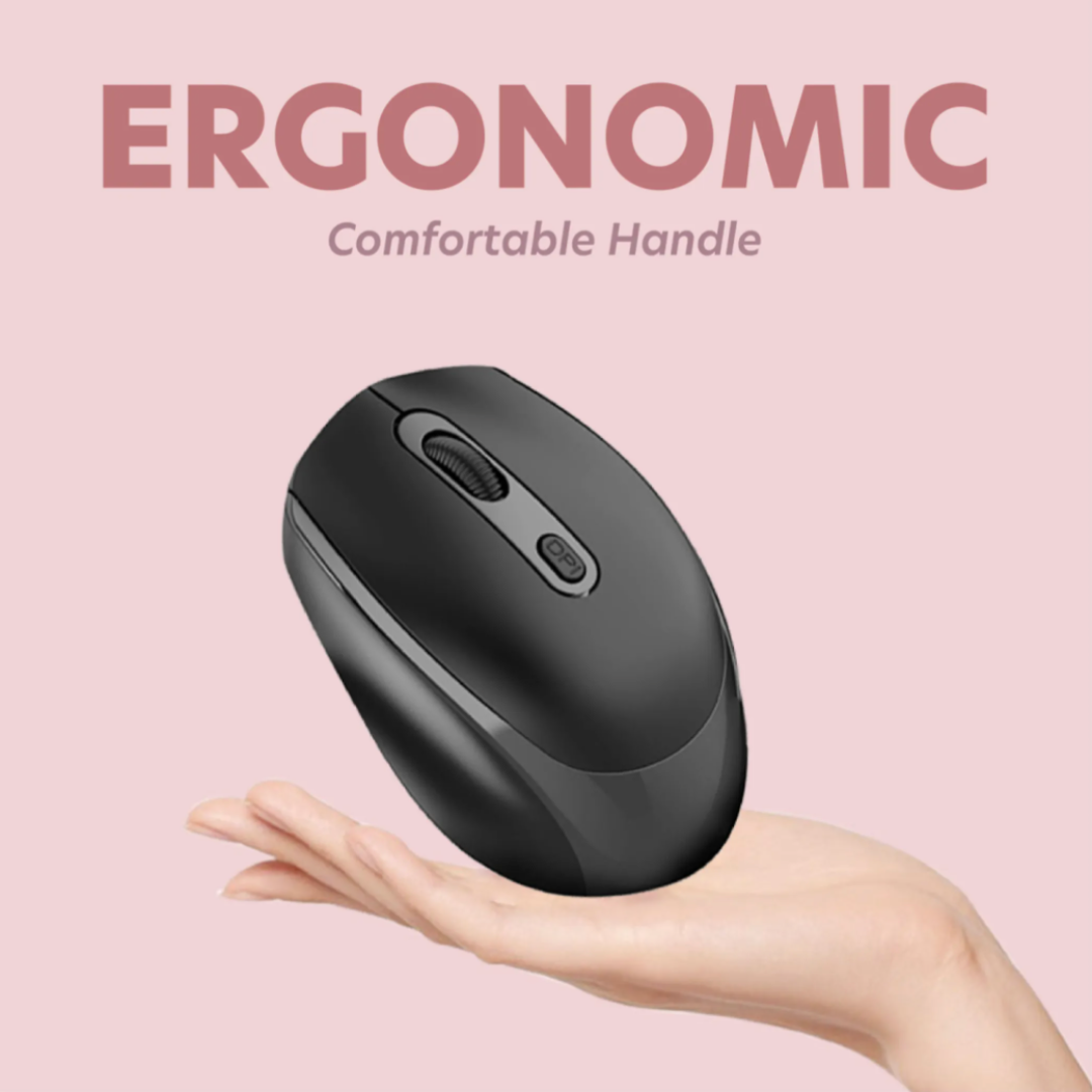 Custom Velour Click Dual-Mode Wireless Mouse | Bluetooth 5.2 + 2.4GHz Silent Click | Custom Corporate Gift Singapore | Printopia.sg