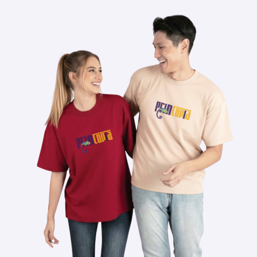 Customised Oversized Cotton Poly Roundneck 210gsm Singapore | Custom Oversized Tees Singapore