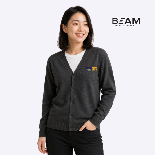 Custom Beam Classic Soft Cotton Cardigan | Custom Cardigan Supplier Singapore | Printopia
