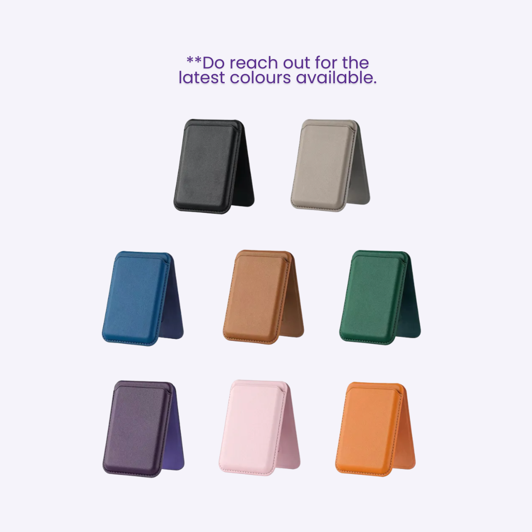 Custom MagSafe Magnetic Phone Holder with Stand and Card Holder | Custom Corporate Gift Singapore | Printopia