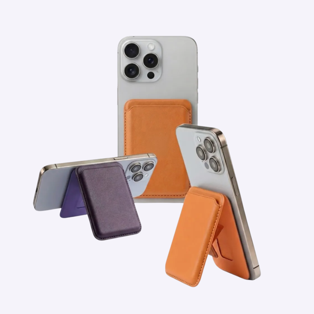 Custom MagSafe Magnetic Phone Holder with Stand and Card Holder | Custom Corporate Gift Singapore | Printopia
