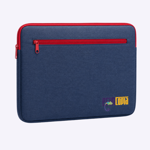 Custom 14" Laptop Sleeve Singapore | Oxford Cloth | Custom Colour and Zipper | Bulk Corporate Onboarding Gift | Printopia