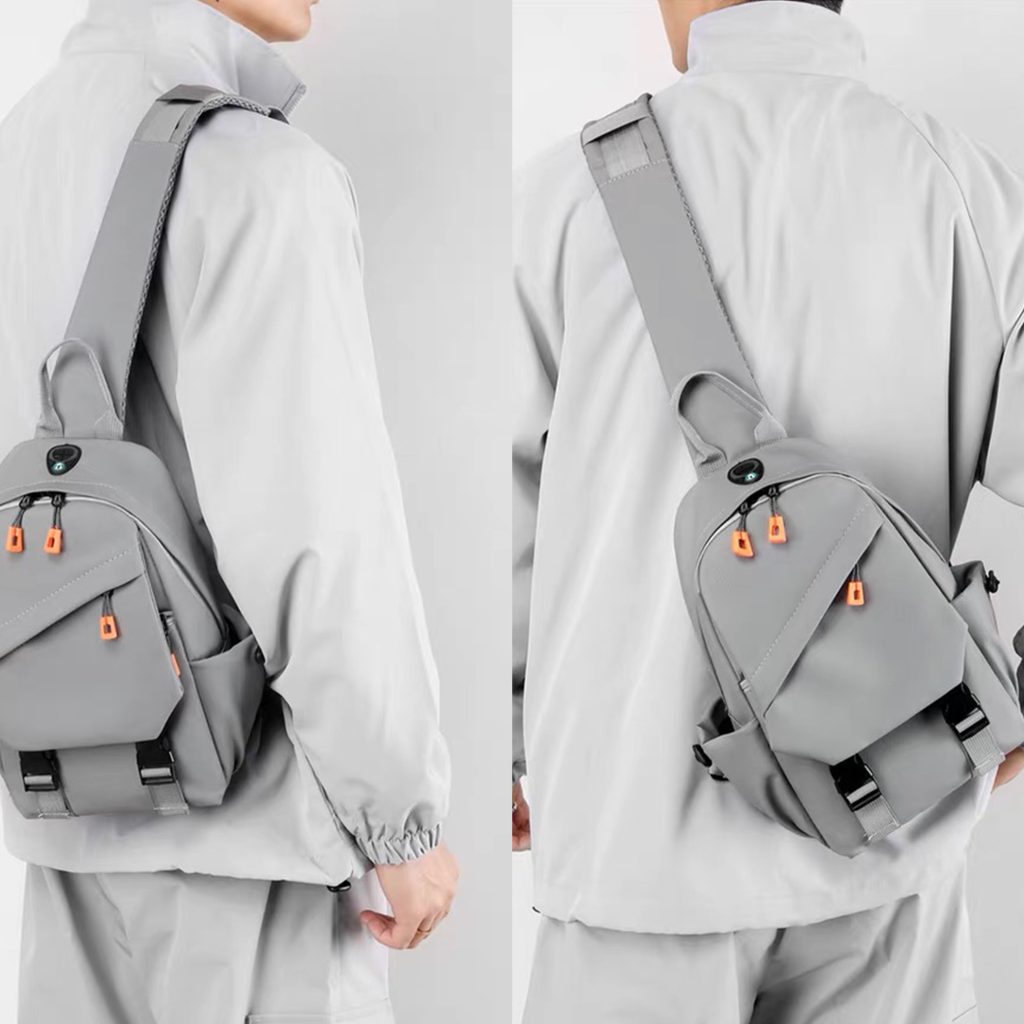 Custom VersaCarry Sling Bag Singapore | Nylon 31x24x15cm | Dual Sling Crossbody | Bulk Corporate Gift | Printopia