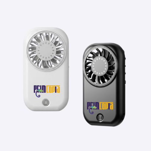 Custom Mini Portable 5-Speed Fan Singapore | 1200mAh | Up to 5 Hours | Bulk Event and Corporate Gift | Printopia