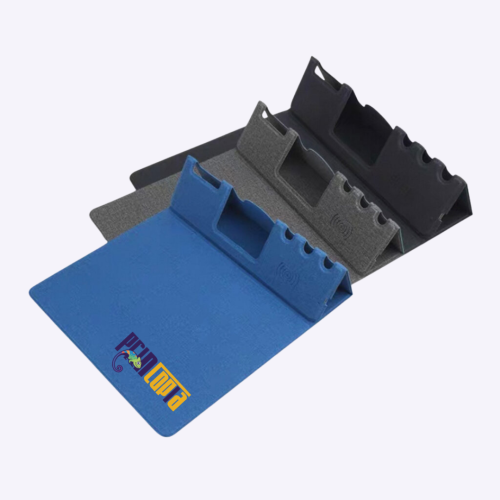 Custom Multipurpose Mousepad with Wireless Charging Singapore | Pen Slots | Card Holder | Bulk Corporate Desk Gift | Printopia