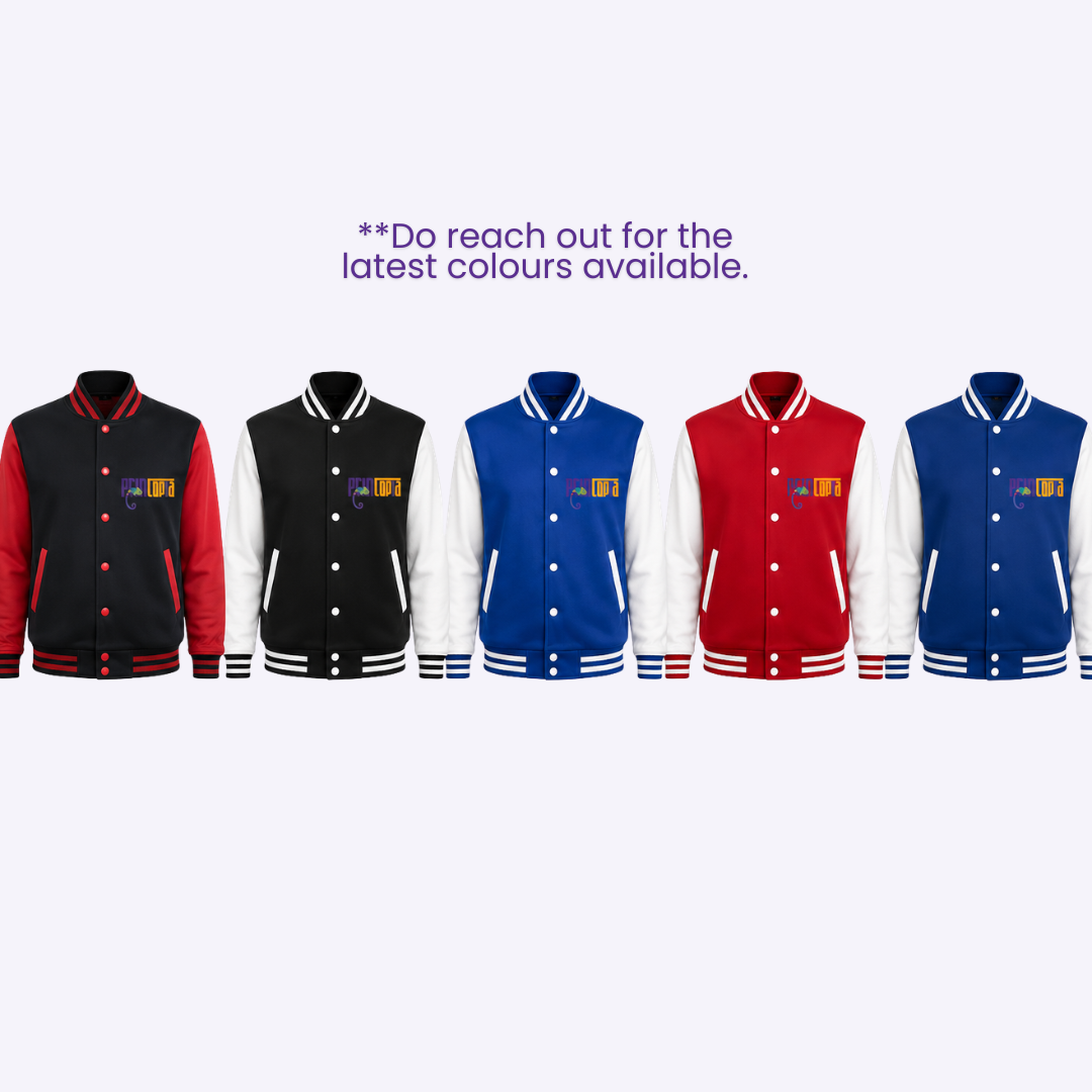 Custom Ultifresh Varsity Jacket Singapore | Custom Varsity Jacket Supplier | Bulk Corporate and CCA Jacket | Printopia